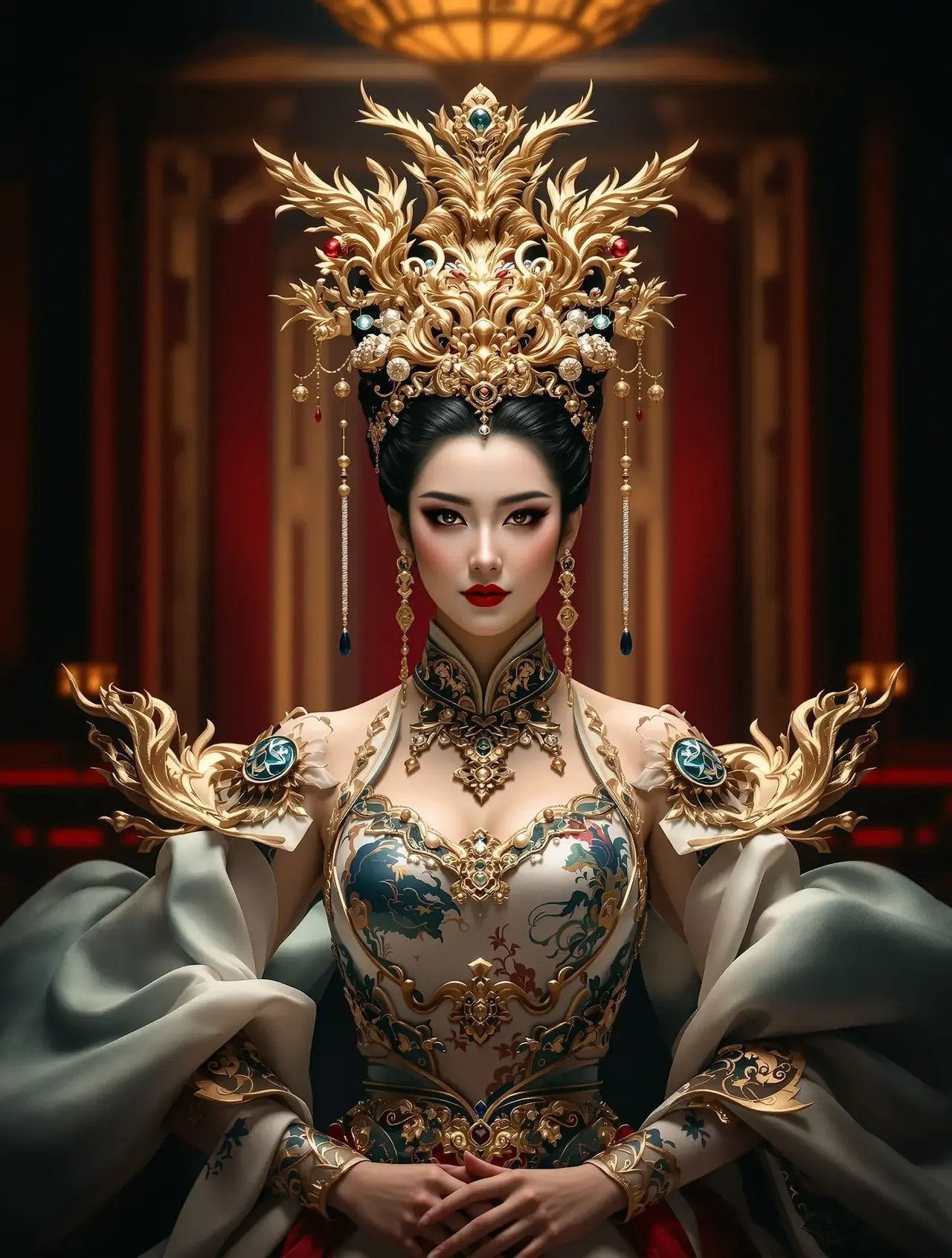 废后她又把凤印捡回来了竖版海报，逆袭短剧